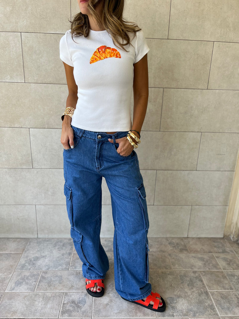 Croissant Baby Tee