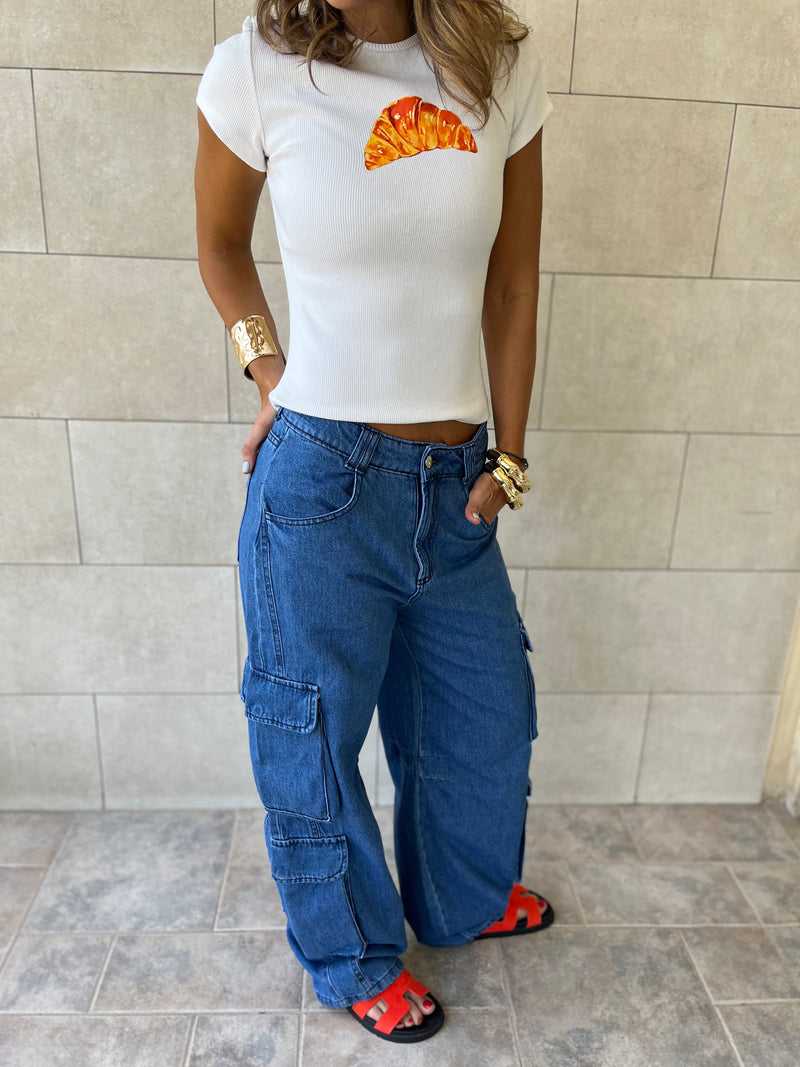 Croissant Baby Tee