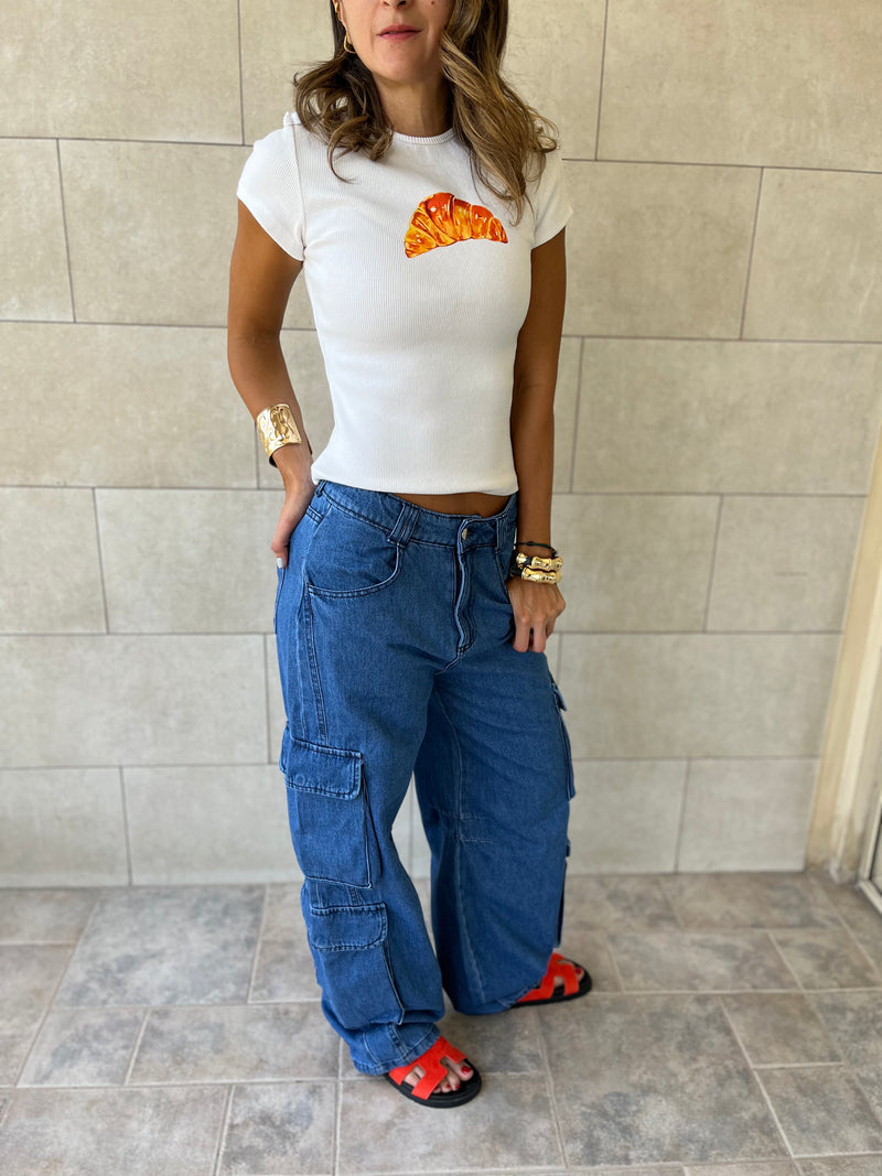 Croissant Baby Tee