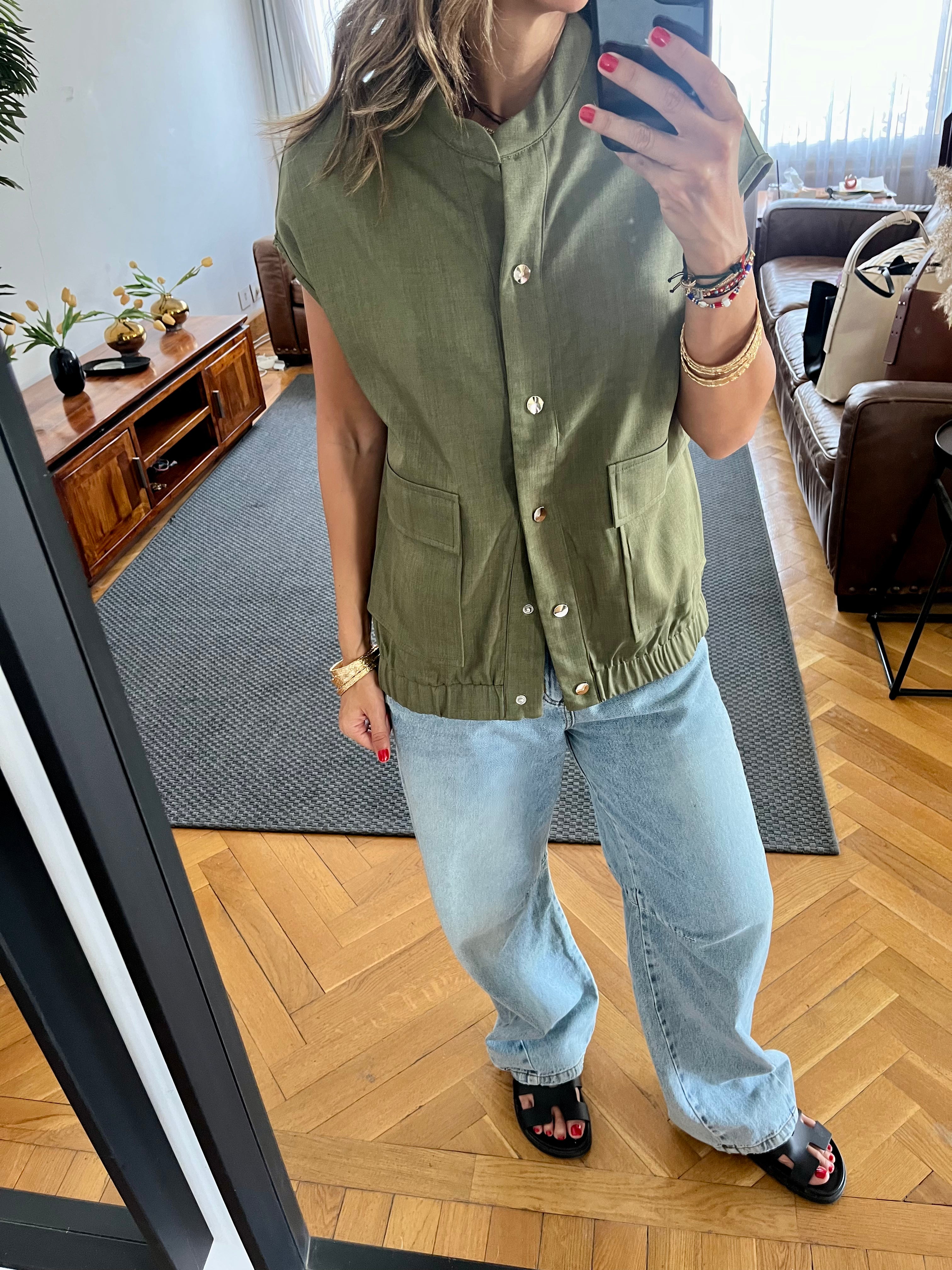 Olive Safari Light Vest