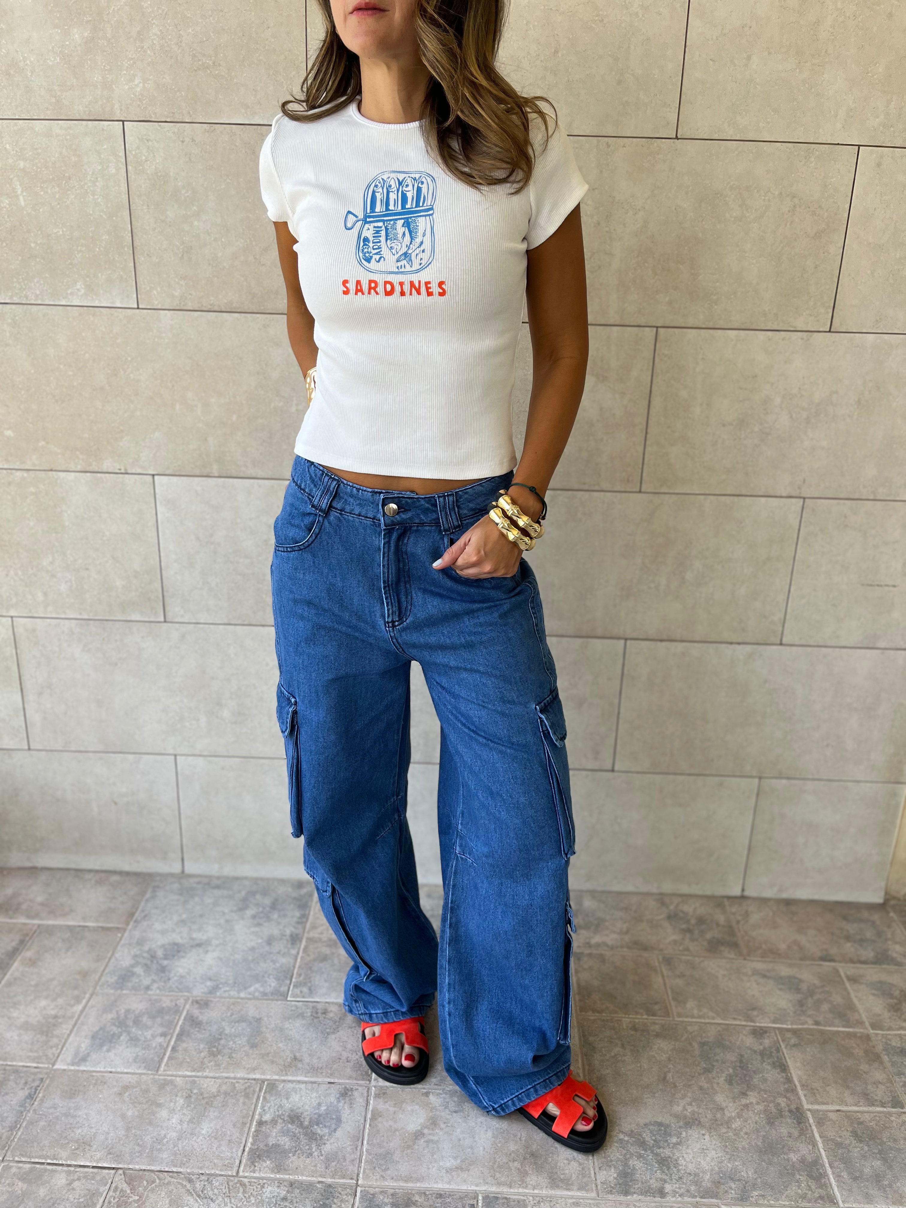 A Can Of Sardines Baby Tee