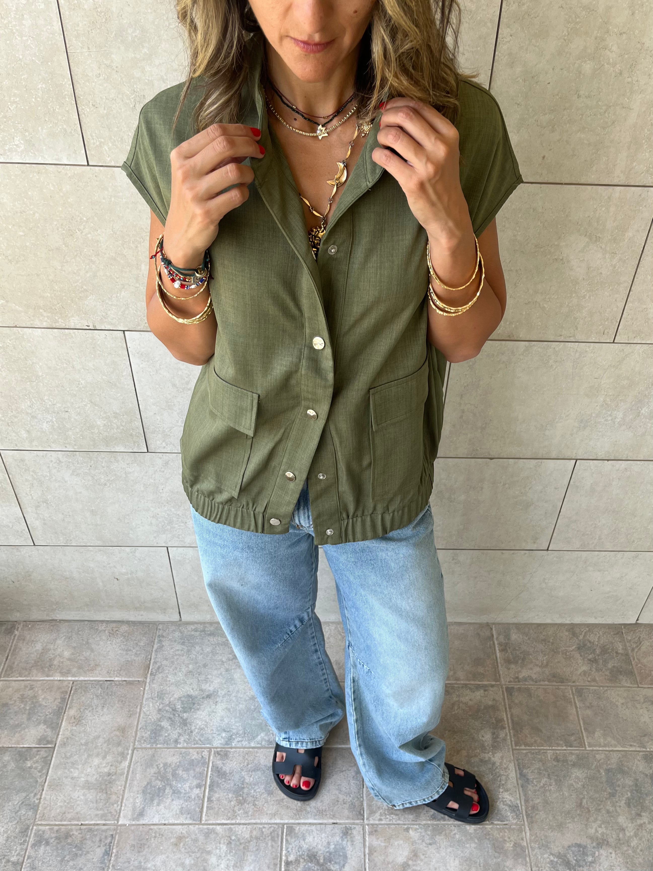 Olive Safari Light Vest