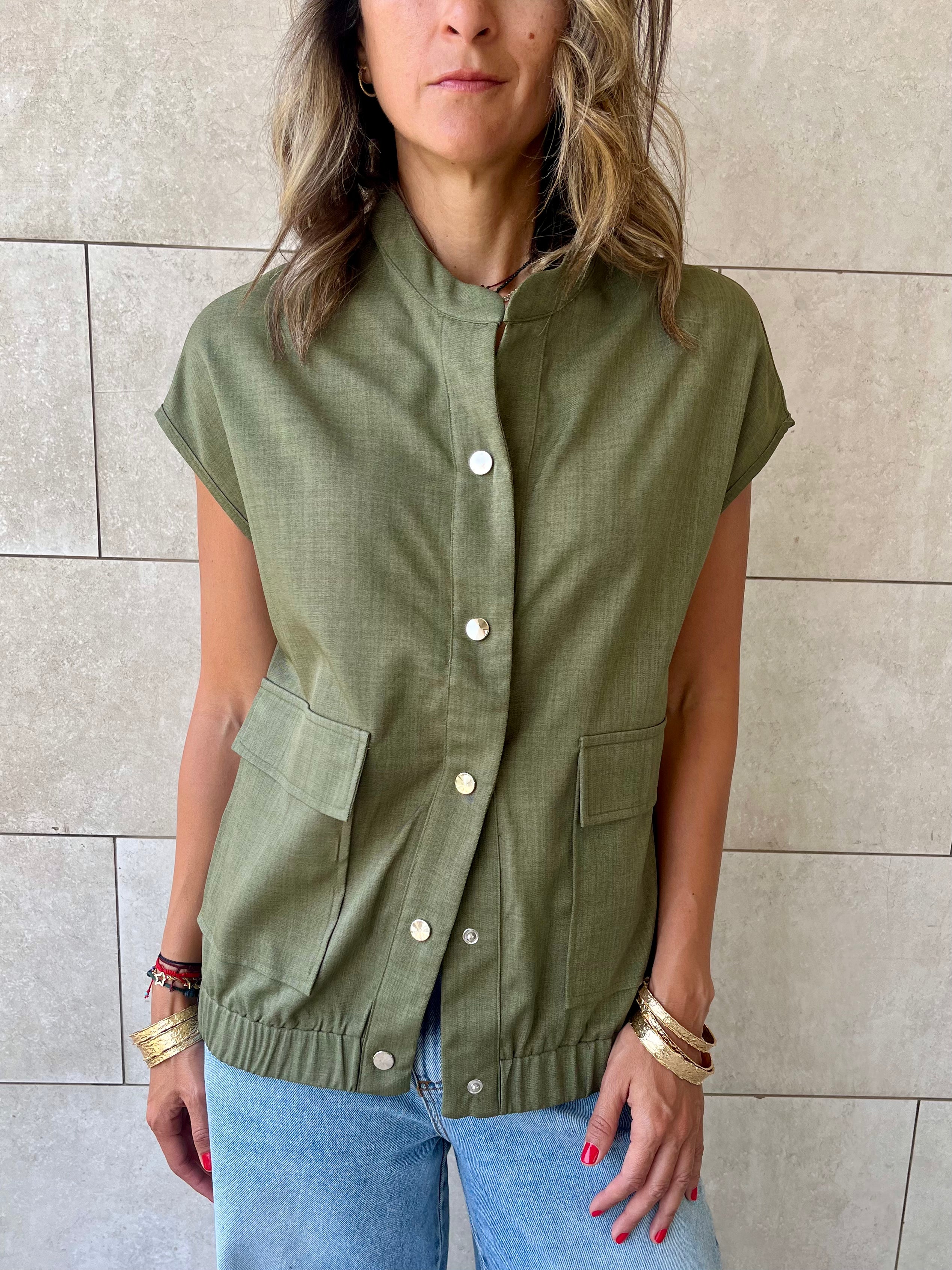 Olive Safari Light Vest