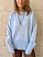 Baby Blue Soft Cozy Pullover