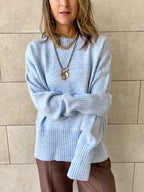 Baby Blue Soft Cozy Pullover