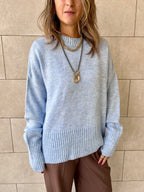 Baby Blue Soft Cozy Pullover