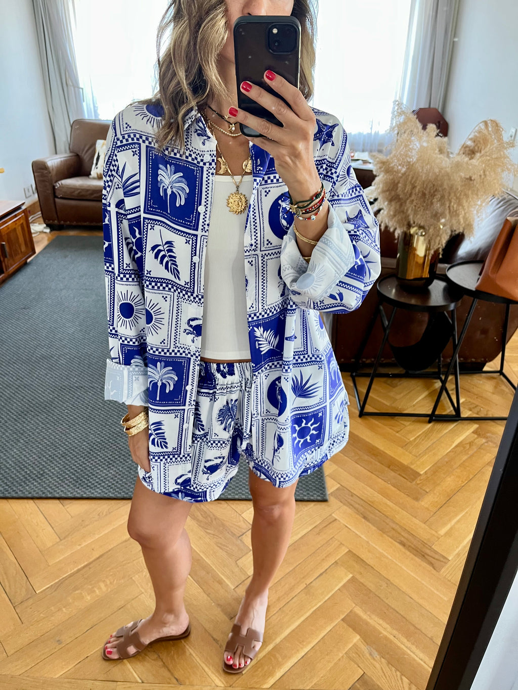 Blues Printed Long Sleeve Shirt