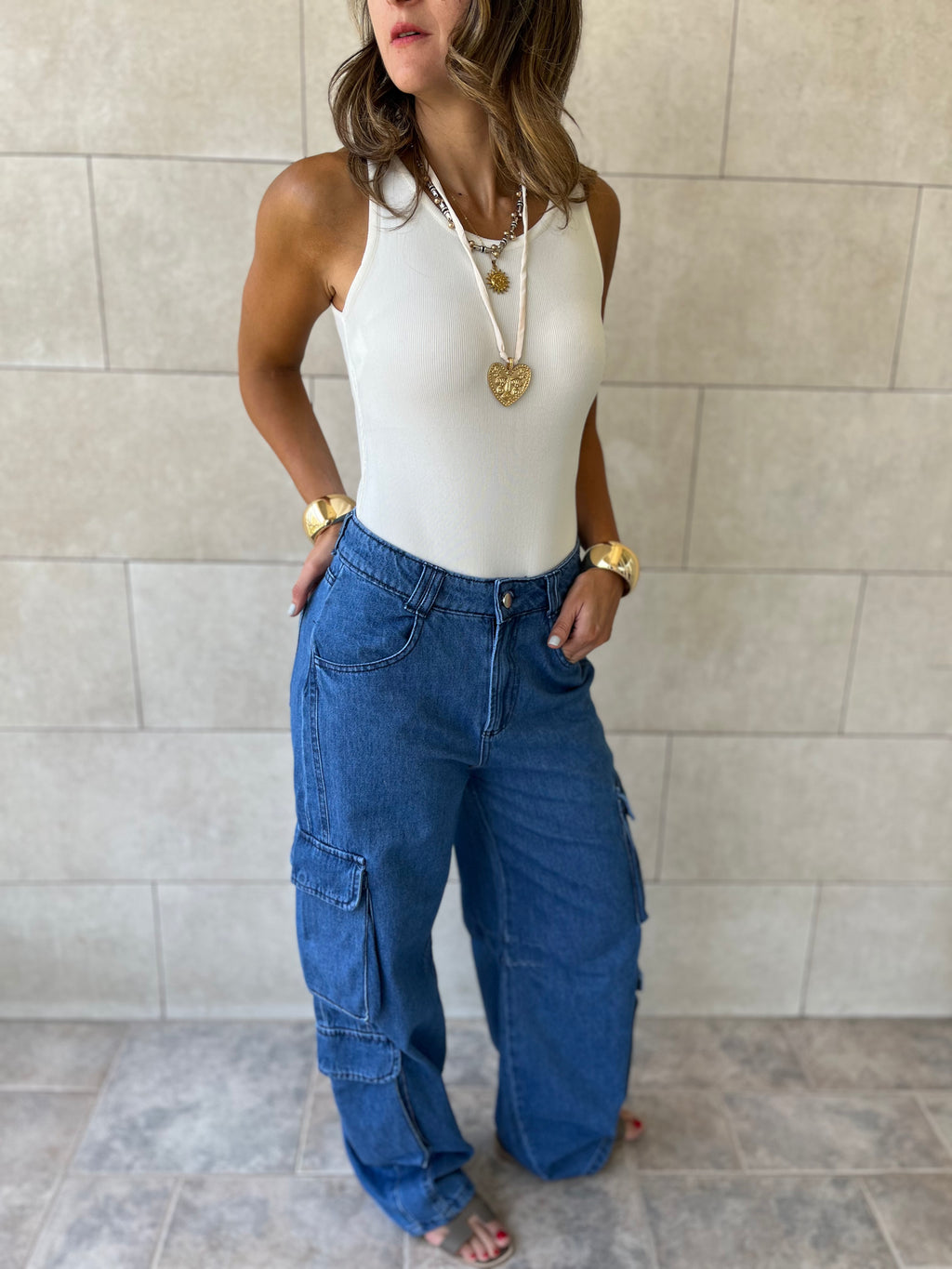 White Snatch My Body Bodysuit