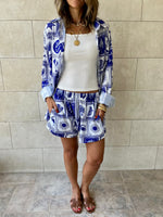 Blues Printed Shorts
