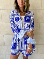 Blues Printed Long Sleeve Shirt