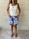 Blues Printed Shorts