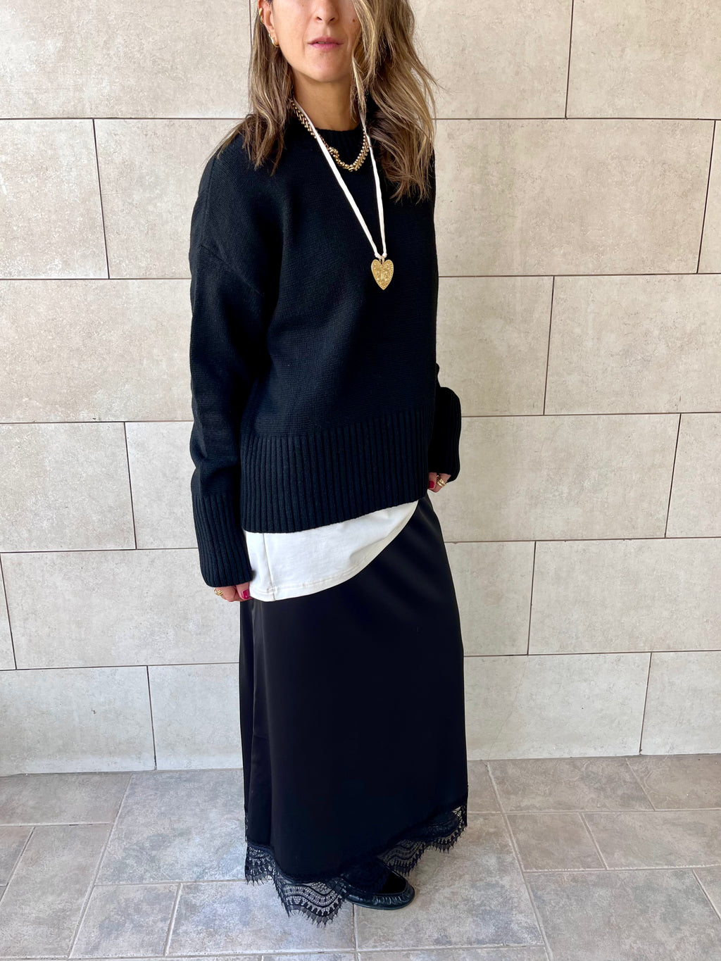 Black Soft Cozy Pullover