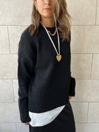 Black Soft Cozy Pullover