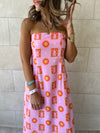 PREORDER Sunset Off Shoulder Dress