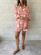 Checkered Short Sleeve Shirt