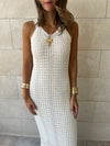 White Starlight Lined Dress