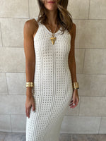 White Starlight Lined Dress