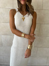 White Starlight Lined Dress