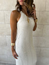 White Starlight Lined Dress