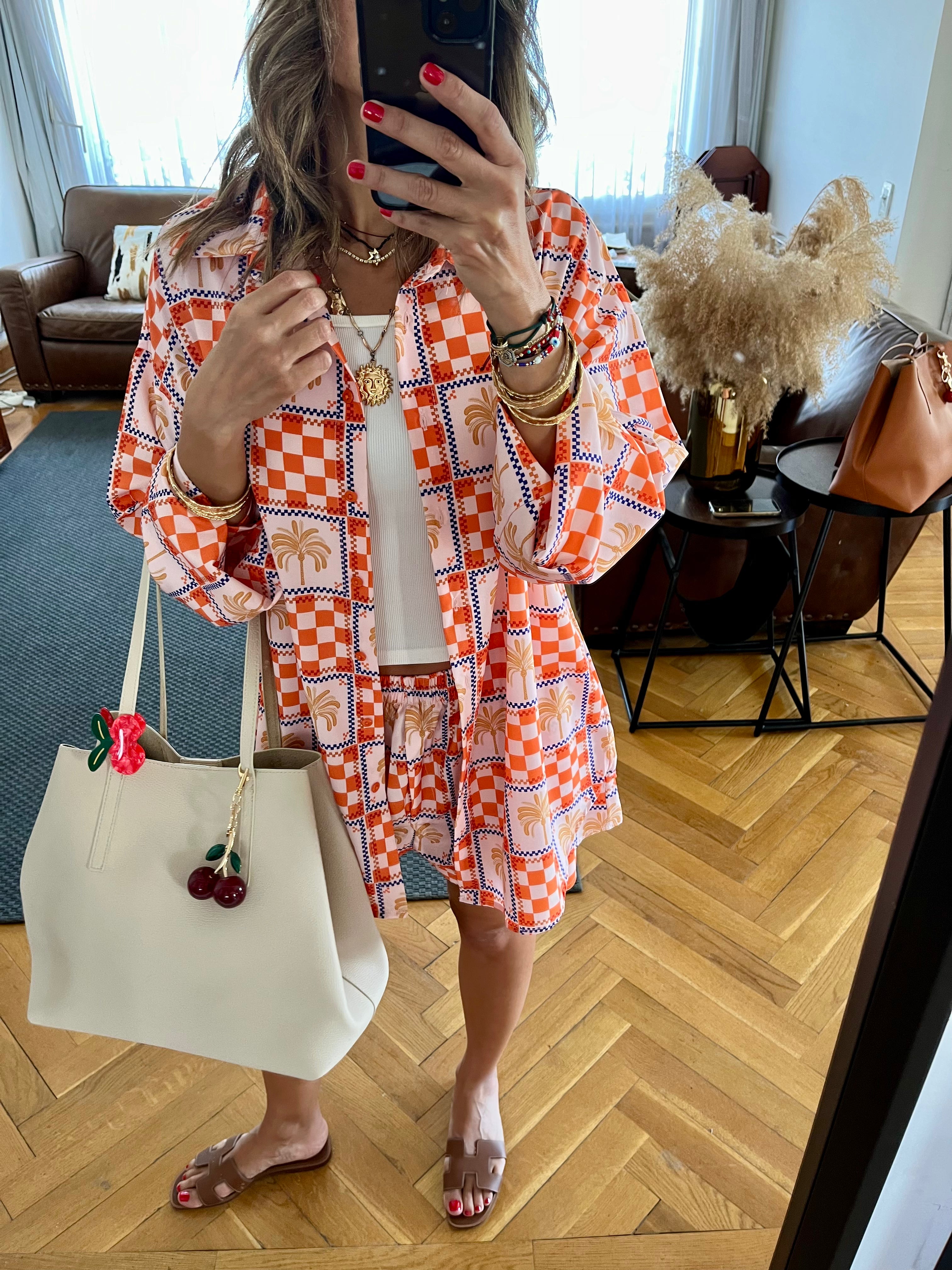 Checkered Long Sleeve Shirt