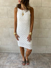 White Avery Lined Dress