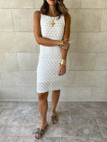 White Avery Lined Dress