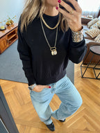 Black Signature Basic Pullover