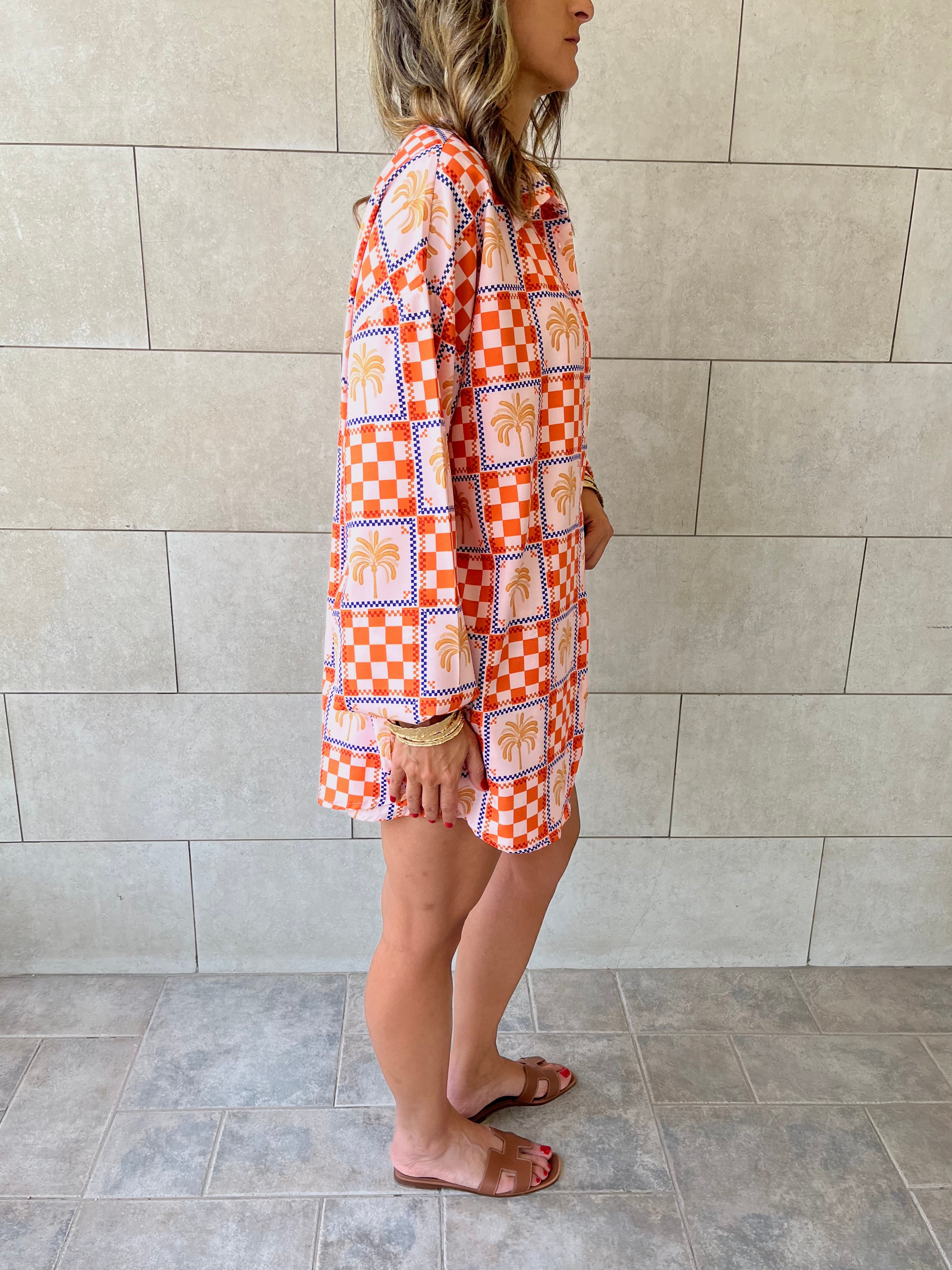 Checkered Long Sleeve Shirt