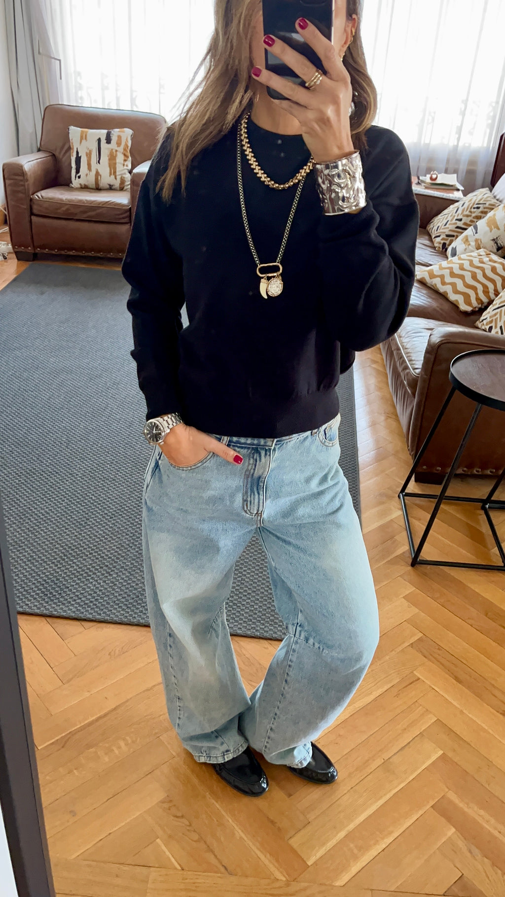 Black Signature Basic Pullover