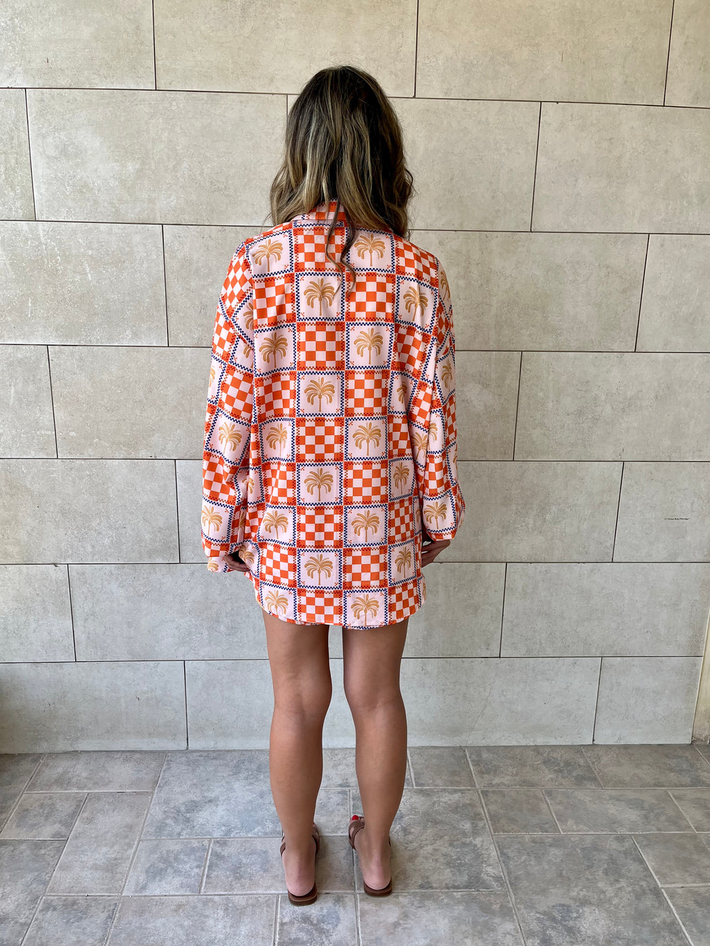 Checkered Long Sleeve Shirt