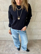 Black Signature Basic Pullover