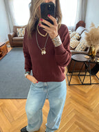 Brown Signature Basic Pullover