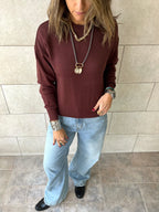 Brown Signature Basic Pullover