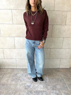 Brown Signature Basic Pullover