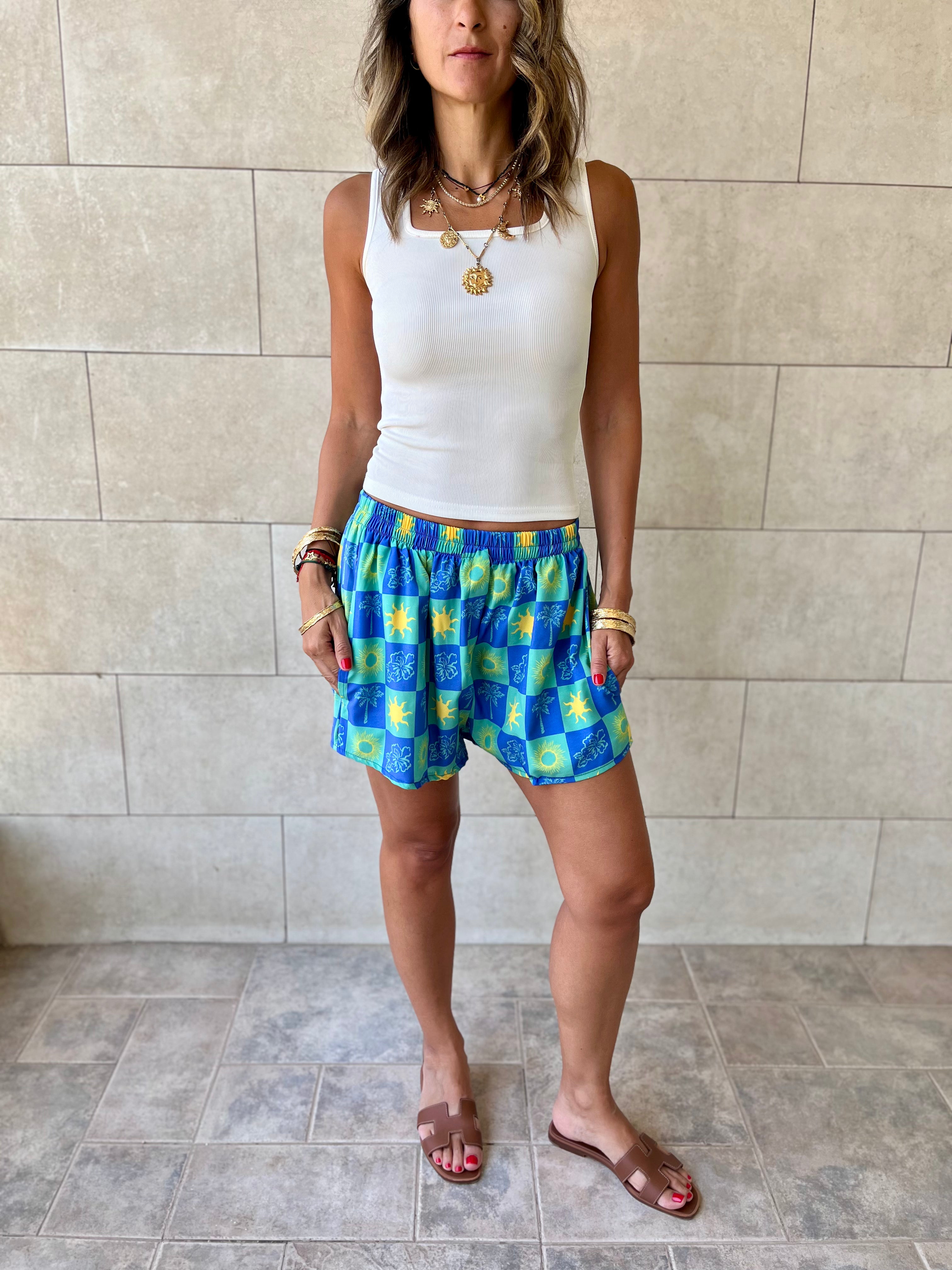 Midnight Printed Shorts