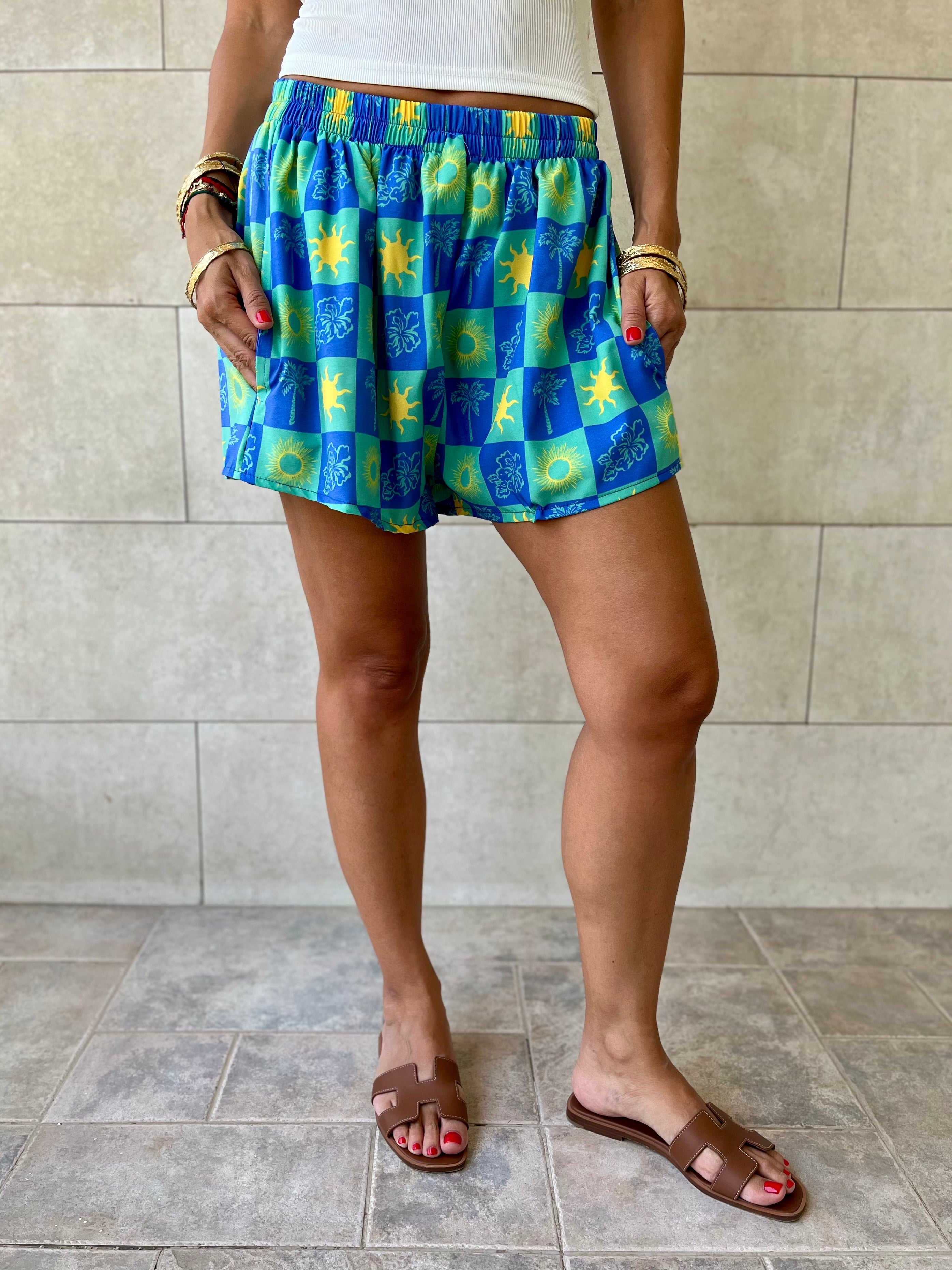 Midnight Printed Shorts