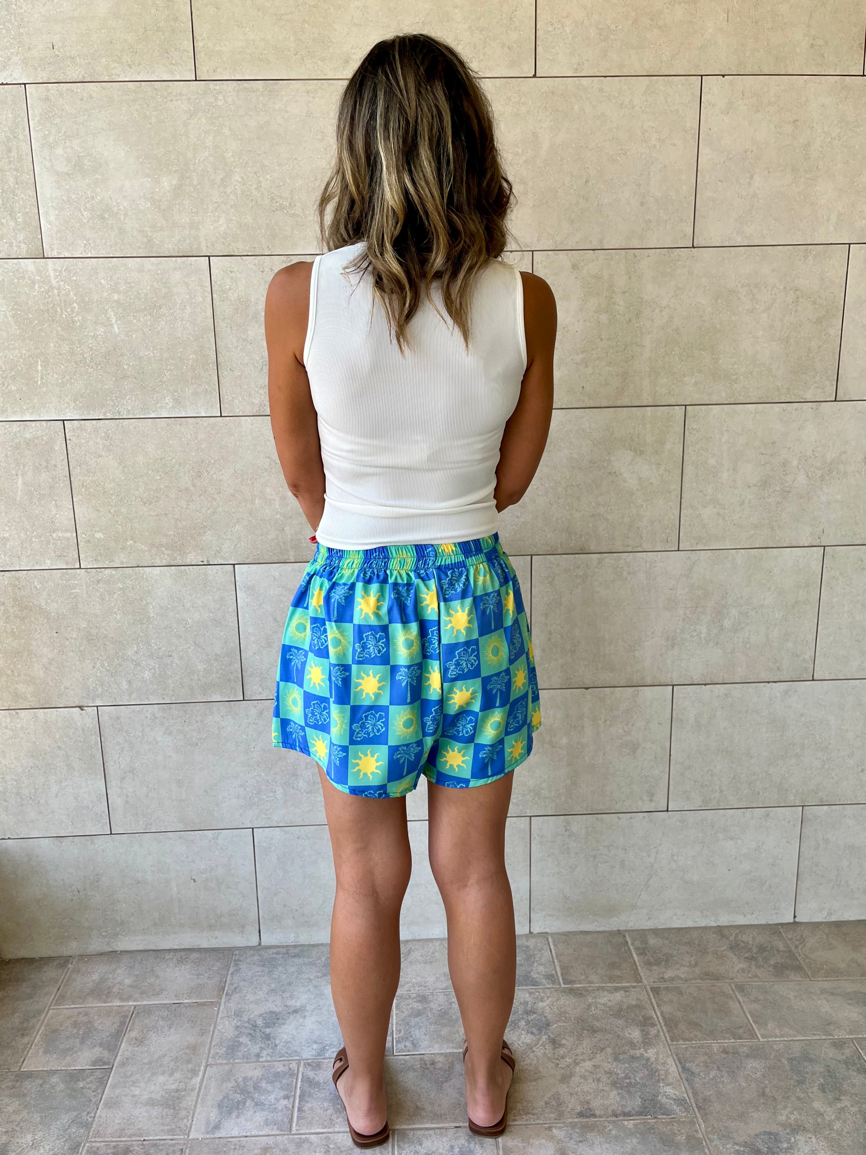 Midnight Printed Shorts