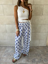 Blue Palms Printed Pants