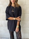 Black Oversize Me T-shirt