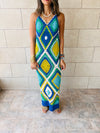 Blue For The Love Of Love Crochet Coverup