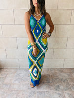 Blue For The Love Of Love Crochet Coverup