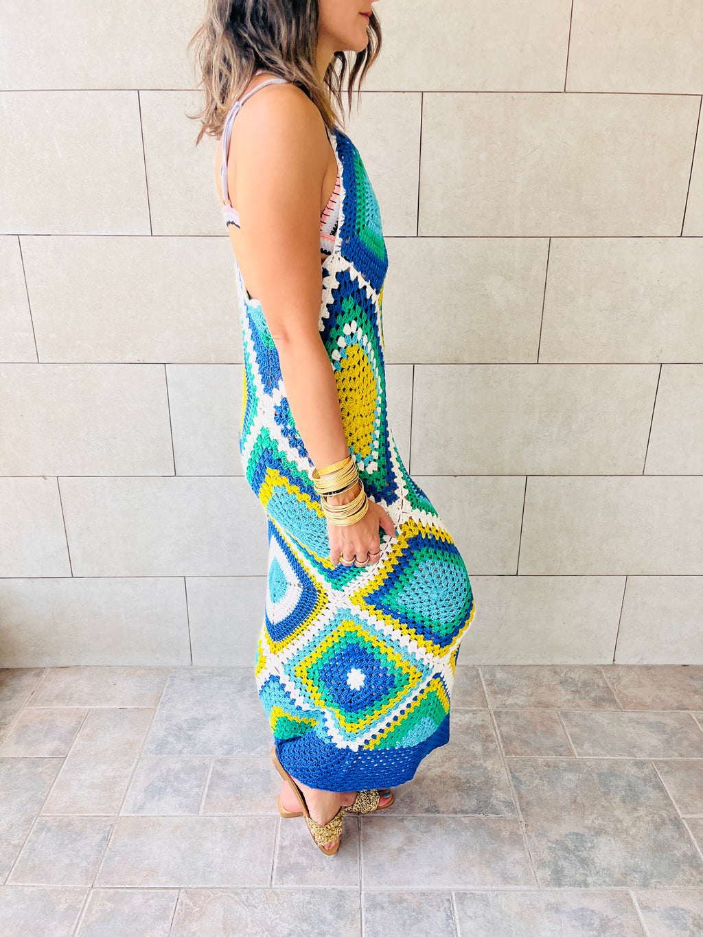 Blue For The Love Of Love Handmade Dress