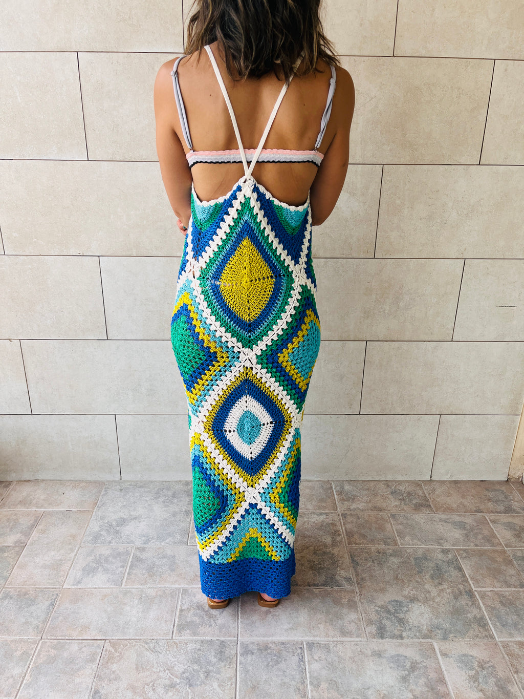 Blue For The Love Of Love Handmade Dress