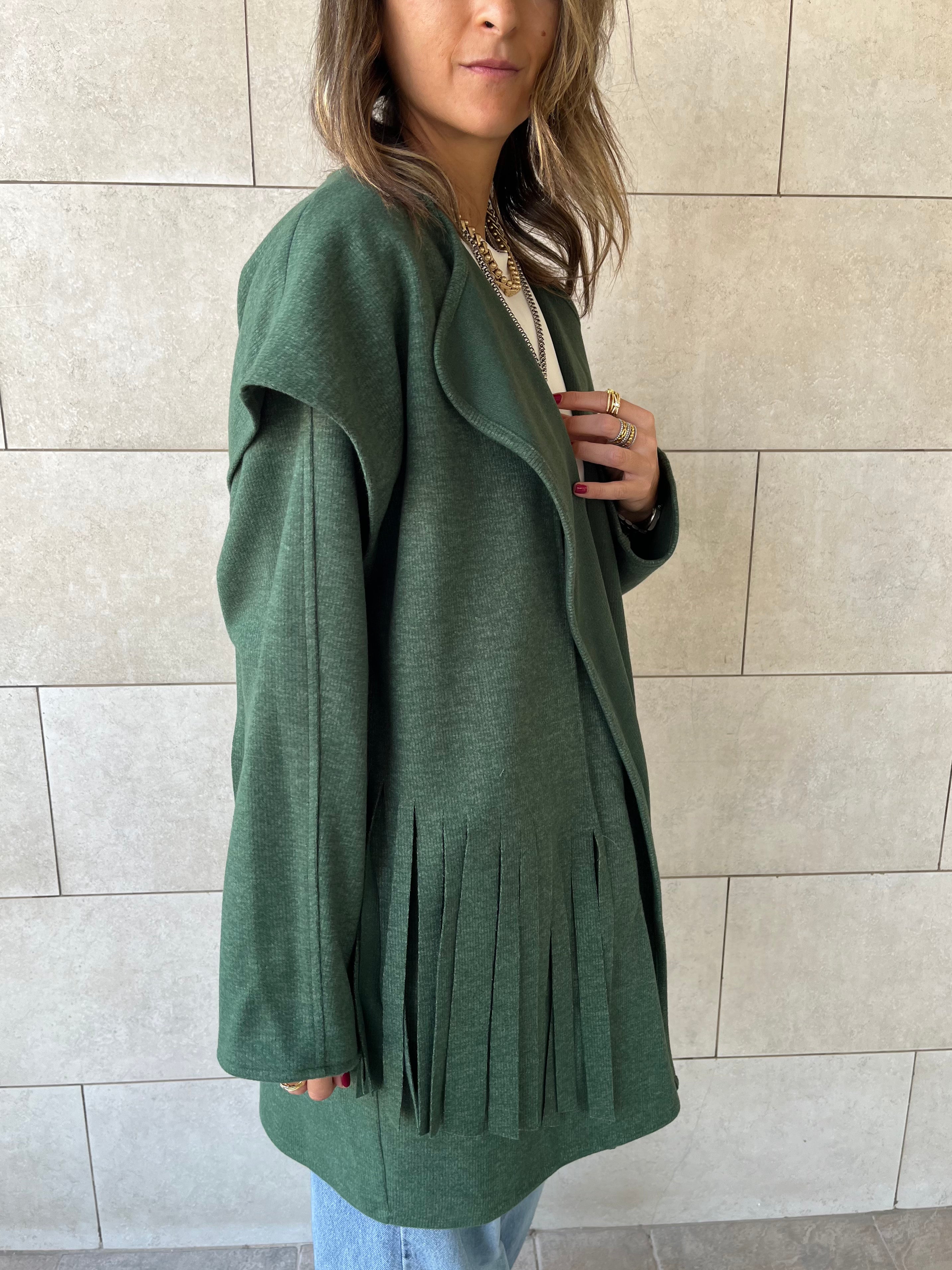Green Fringe Jacket
