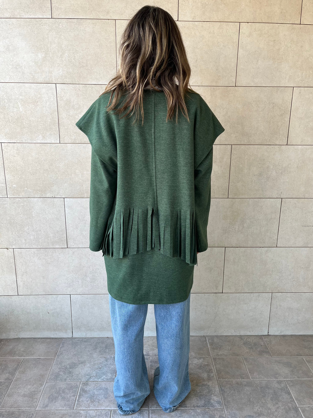 Green Fringe Jacket