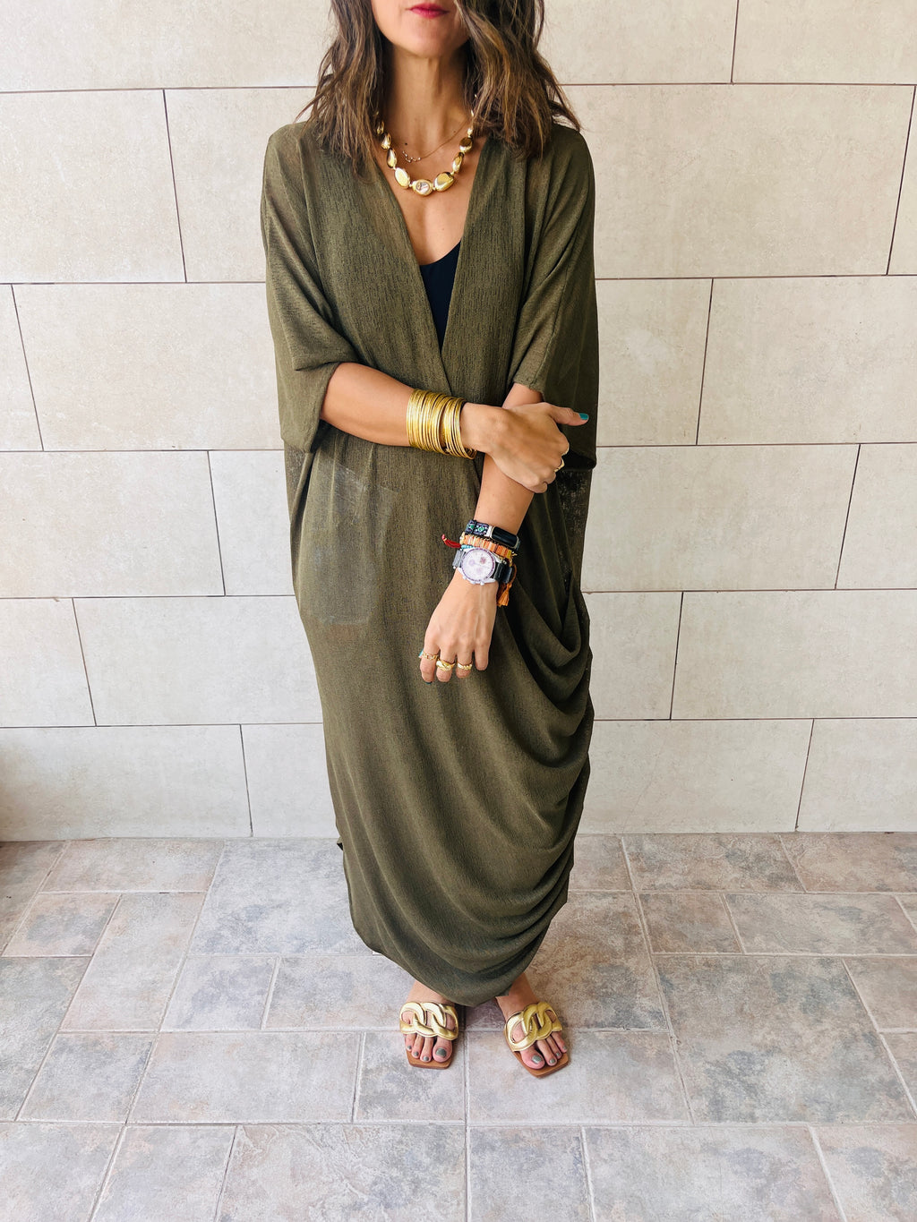 Olive Beach Is My Fashion Show Coverup