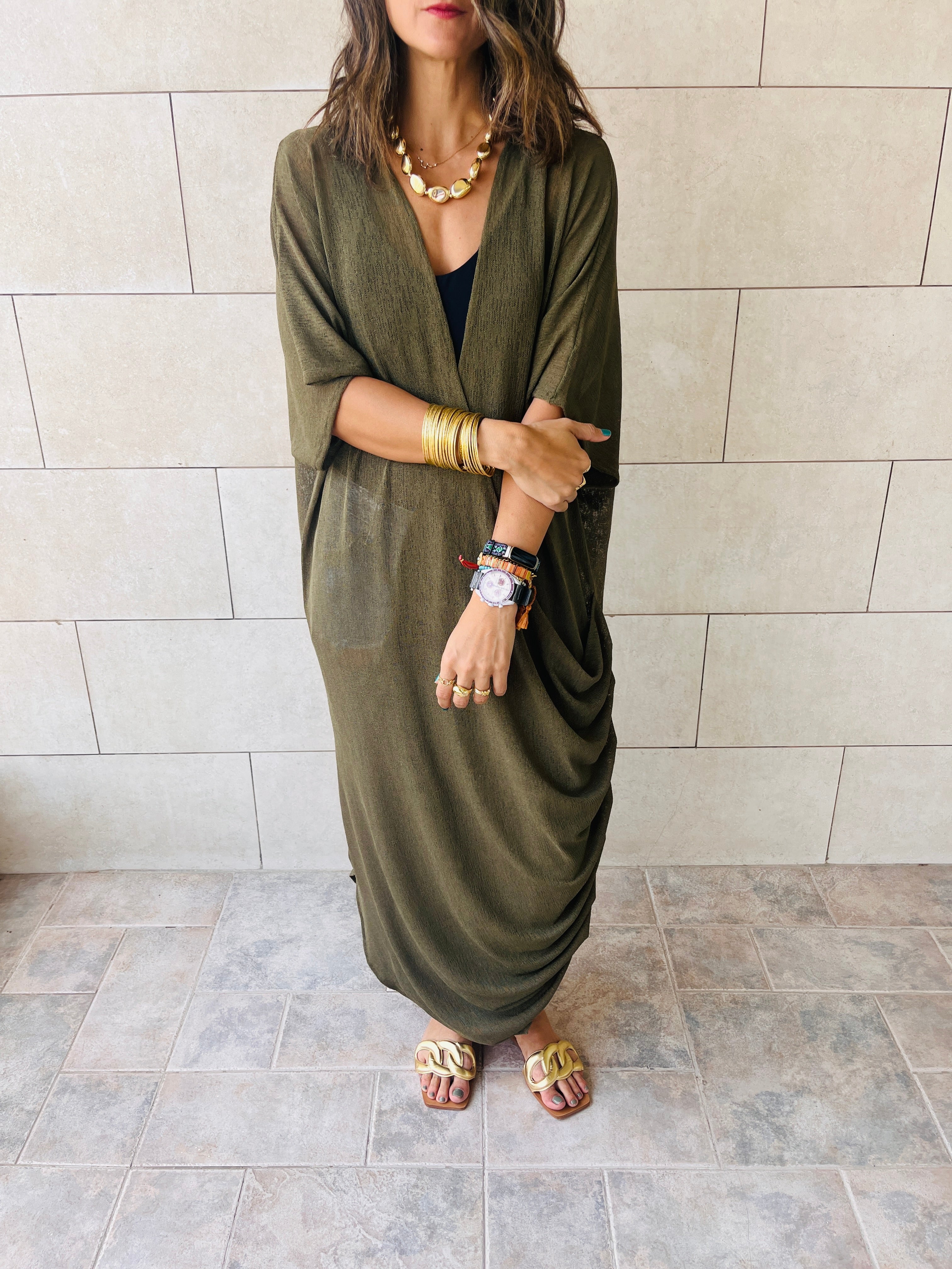 Olive Beach Is My Fashion Show Coverup