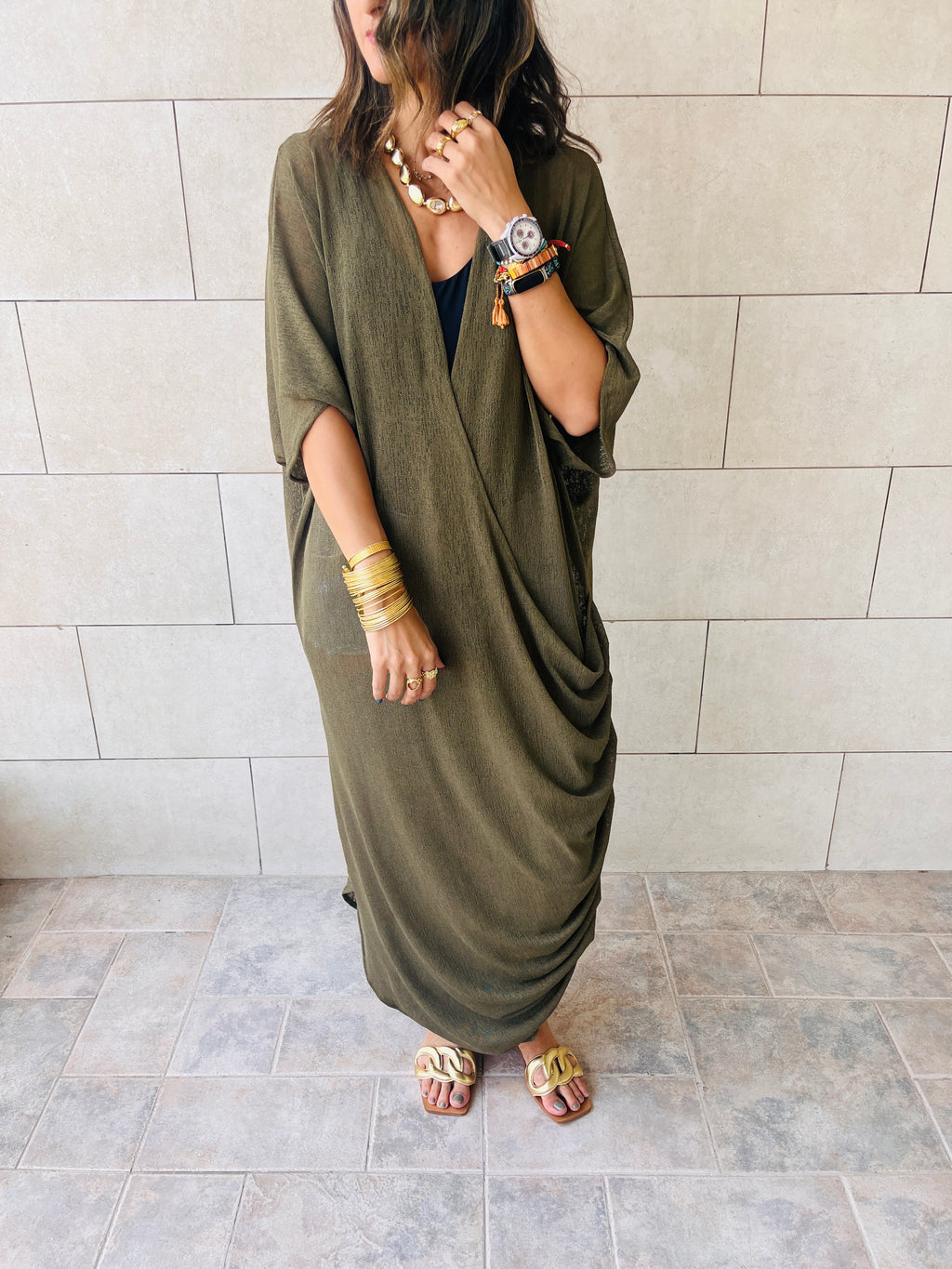 Olive Beach Is My Fashion Show Coverup