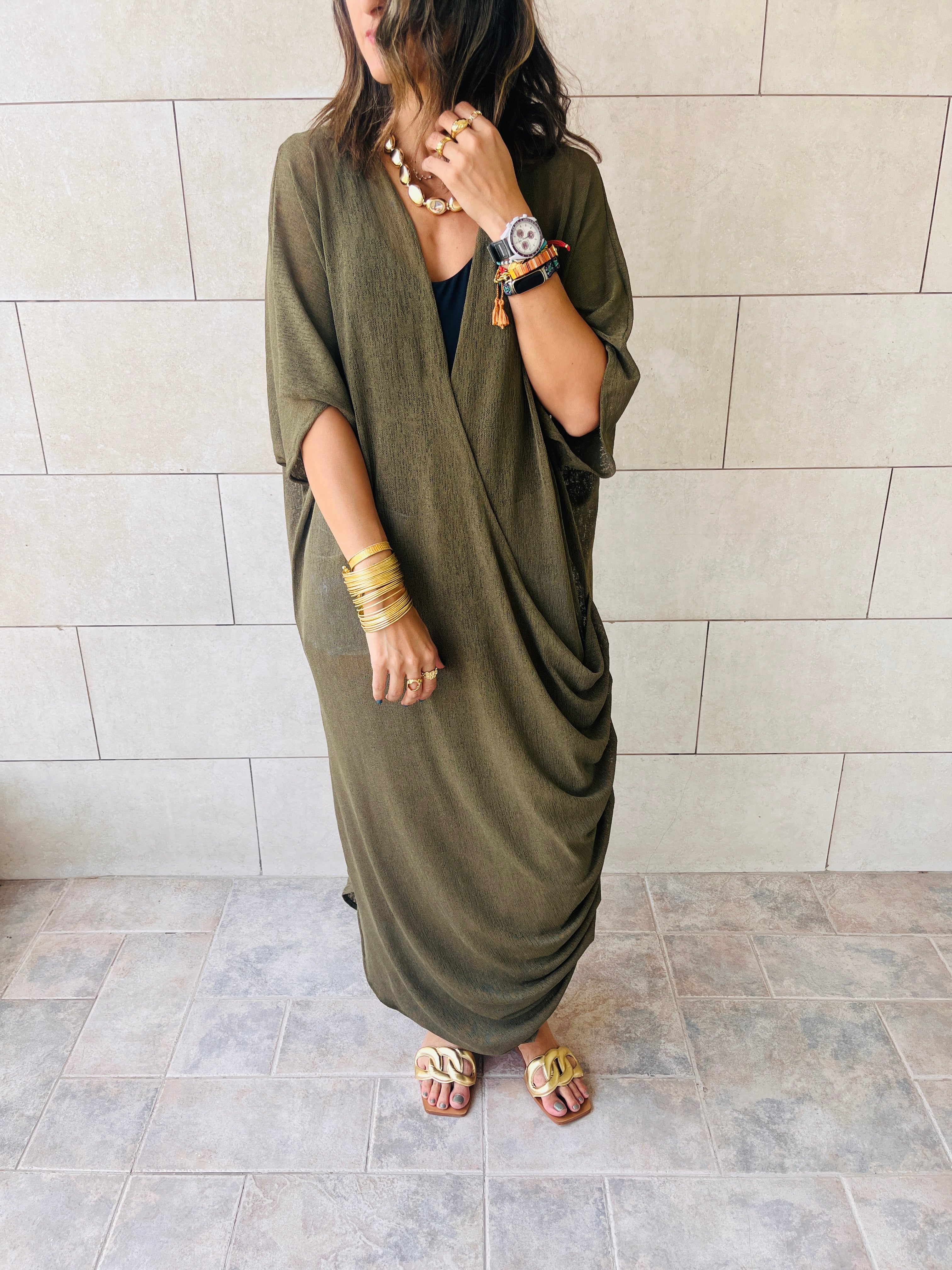 Olive Beach Is My Fashion Show Coverup