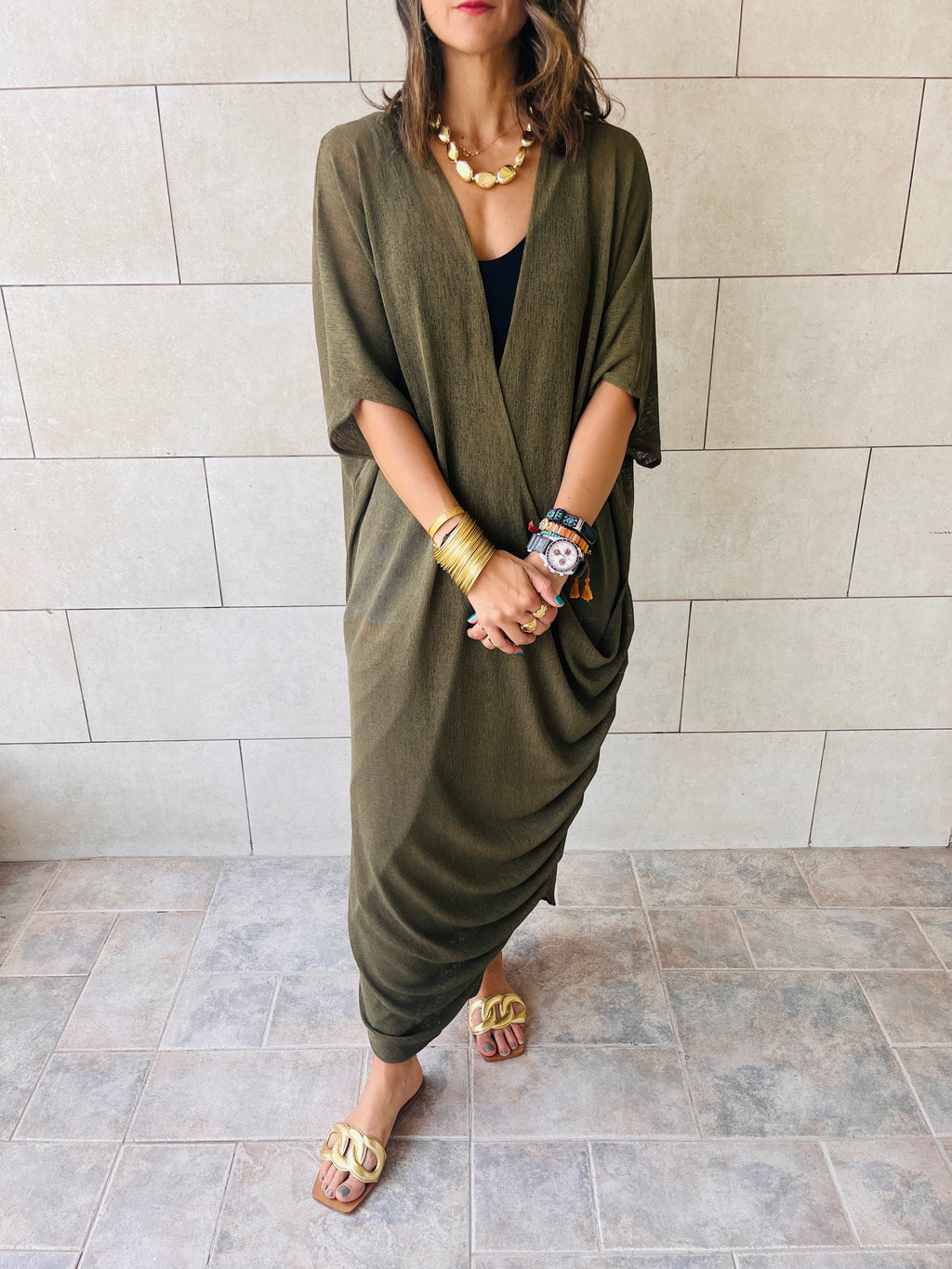 Olive Beach Is My Fashion Show Coverup